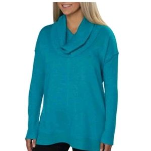 Marc New York Performance Turquoise Fleece Tunic Thermal/Sweatshirt Top